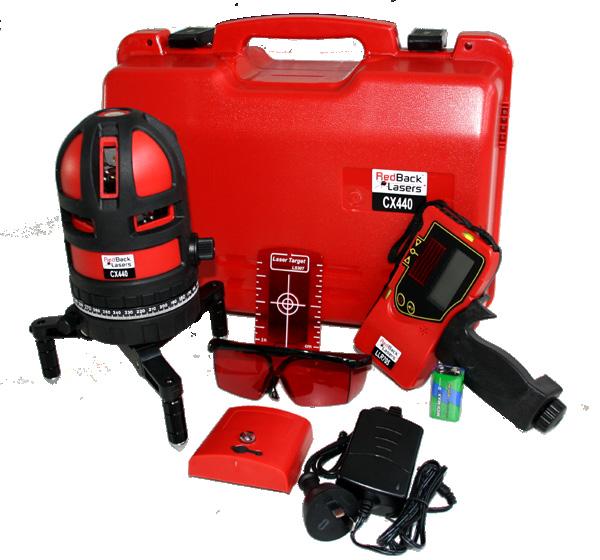 CX440 TM INTRODUCTION Congratulations on purchasing the CX440 Indoor and Outdoor Line Laser, Builders Mate.