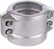 RUBBER // INDUSTRIAL FITTINGS SAFETY CLAMP EN 14 420-3 / DIN 2817 SAFETY CLAMPS EN 14 420-3 / DIN 2817 Safety clamps - Aluminium SAFETY CLAMPS EN 14 420-3 / DIN 2817 Safety clamps - Stainless steel