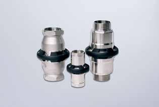 Quick release couplings High pressure load Robust construction Low pressure drop Low