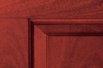 Cumara Series Doors The Look of Mahogany Without Wood Door Problems Dent Resistant Fiberglass Skin No Exposed Wood to Rot; LVL Stiles With Non-Rot Composite Cap, Non-Rot Top and Bottom Rails, LVL