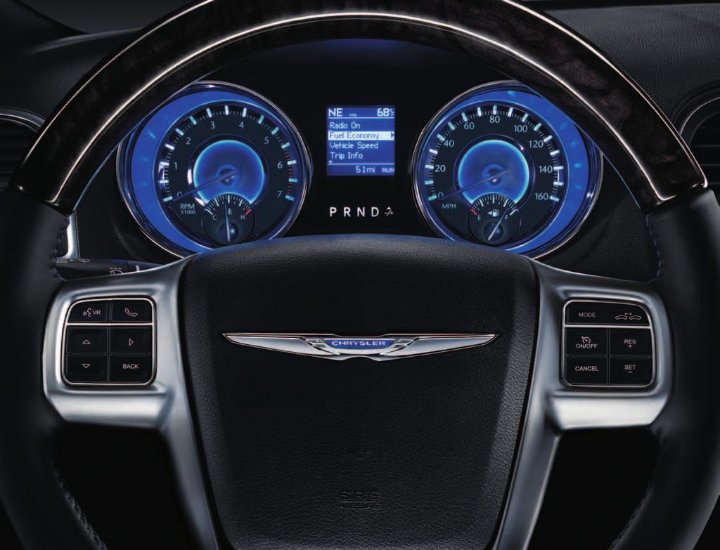 the only vehicle in its class (1) to offer a 360 heated steering WHEEL. steering wheels. The new 300 four-spoke steering wheel provides a thicker rim section for enhanced performance, feel, and grip.