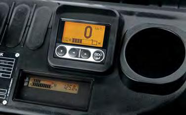 meter Simple load weight indicator (Deluxe Multifunction Display) Odometer and trip meter Over speed alarm (1-J3.