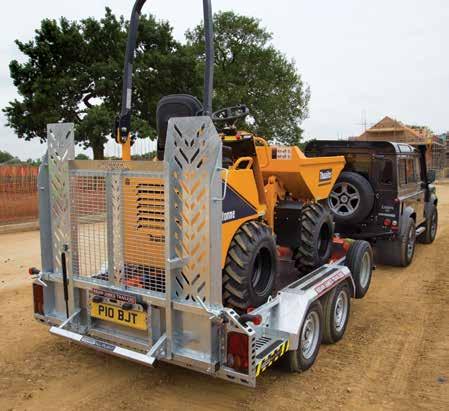 CarGO All Plant models provide the flexibility of a general purpose trailer that can handle loose materials just as well an extensive range of machinery and equipment.