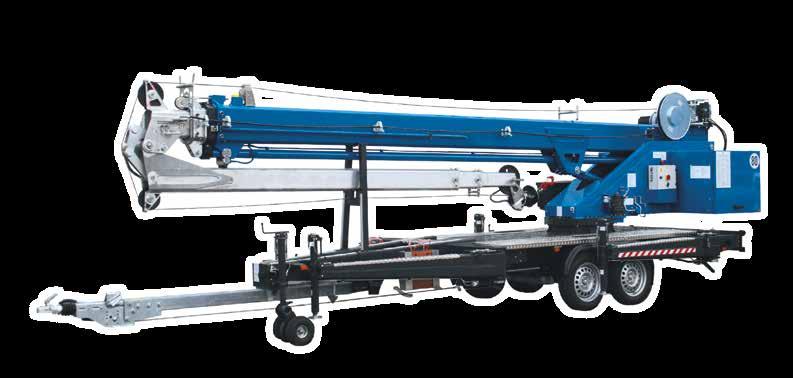 Trailer Crane AHK 30/1500 620 Aluminium 30.00m kg 1,500kg RC Duty chart Technical specifications Payload max. [kg] 1,500 Extension length max. [m] 30.