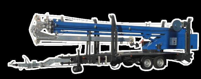 Trailer Crane AHK 30/1500 KS NEW 620 Aluminium 30.00m kg 1,500kg RC Duty chart Technical specifications Payload max. [kg] 1,500 Extension length max. [m] 30.