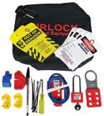 Contractors Lockout Kit - Electrical - Standard Size 1 x LCB-2 Carry Bag 2 x UCL-1 Universal Lockout for Miniature CB s 1 x UCL-2 Universal Lockout for Moulded Case CB s 1 x UFL-2 Universal Lockout
