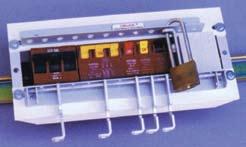 fitted with Cirlock System Lockouts Height from DIN Rail to underside Cover: 52mm CBC-2 CBC-3 CBC-4 CBC-2 CBC-3 CBC-4 Cover for 2 pole