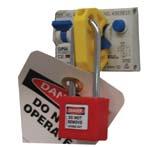 Lockout Hasp - All Plastic 6 Padlock Holes up to 8.