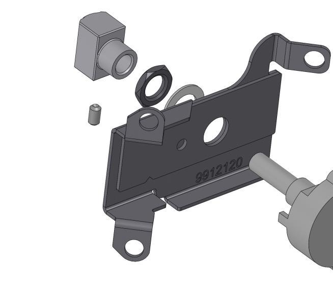 Mount the switch in the dash. Use the DSE supplied switch alignment plate to mount the switch in the stock location using the provided switch fasteners (Figure 5).