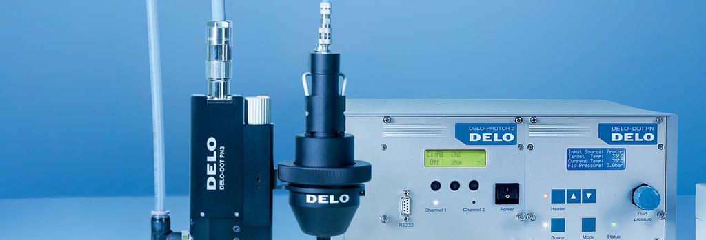 Precise, fast and robust The new microdispensing jet valve from DELO DELO-DOT PN3 sets new standards regarding service life, application range, and user friendliness.