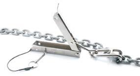 ACCESSORIES Anchor Chain Stoppers Anchor Chain Tensioners / Snubbers Single-Hook Style This fitting will securely tension and hold the anchor in the bow roller channel.