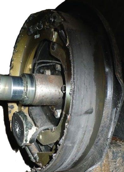 Brake Drum Inspection The brake shoes contact the drum's inner surface and the brake magnet contacts the armature. These surfaces are subject to wear and should be inspected periodically.
