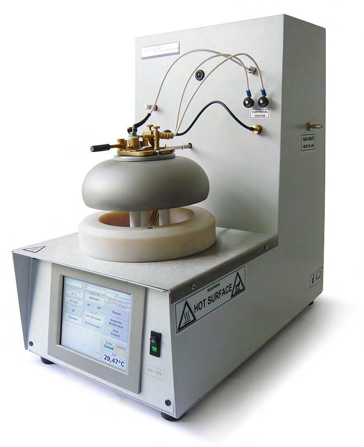 Automatic Analysers: Oillab Range OilLab 620 RECC - Rapid Equilibrium Closed Cup ASTM D3828 IP 303 EN ISO NF 3679 Subject These test methods cover procedures for the determination of the flash point