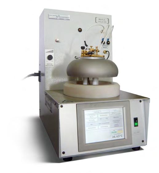 Automatic Analysers: Oillab Range OilLab 620 RECC - Rapid Equilibrium Closed Cup Automatic opening, closing and positioning of the sliding