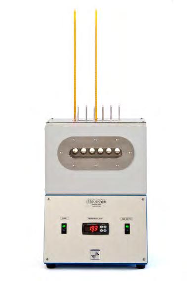 Manual and Semi-automatic Analysers: Lubricating Greases and Oils Dropping Point of Lubricating Grease LT/DP-211000/M LT/DP-211500/M ASTM D566 ASTM D2265 ASTM D4950 DIN 51801 DIN 51801-2 IP 132 ASTM