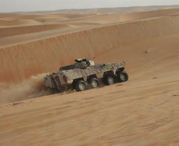 RG41 is designed as an affordable and highlymobile, wheeled combat vehicle, suitable for modern warfare.