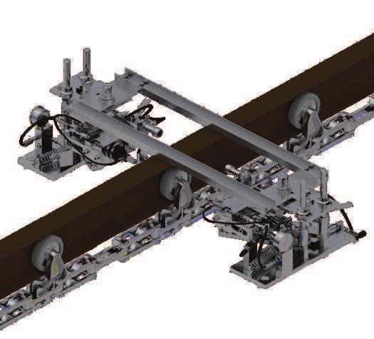GVP GIS system with GVP unit is the advanced solution for the lubrication of chain trolley rollers or carriage rollers.
