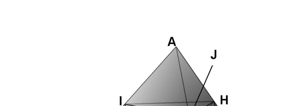 * * Figure 2: The second order partition. Left: a tetrahedron with input points; Right: the sub-cell that includes point. in the last section to construct the sub-cell containing.