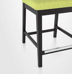with AL, EL or NL leg options SNF FIXED 24 upholstered fixed stool SNF - D X W X H ½ Available