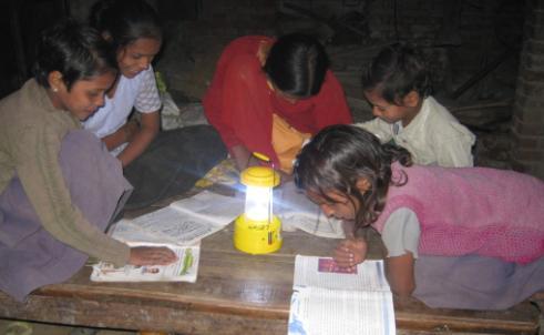 Earlier, when we did not have a solar lantern, my mother was afraid to leave me alone with kerosene