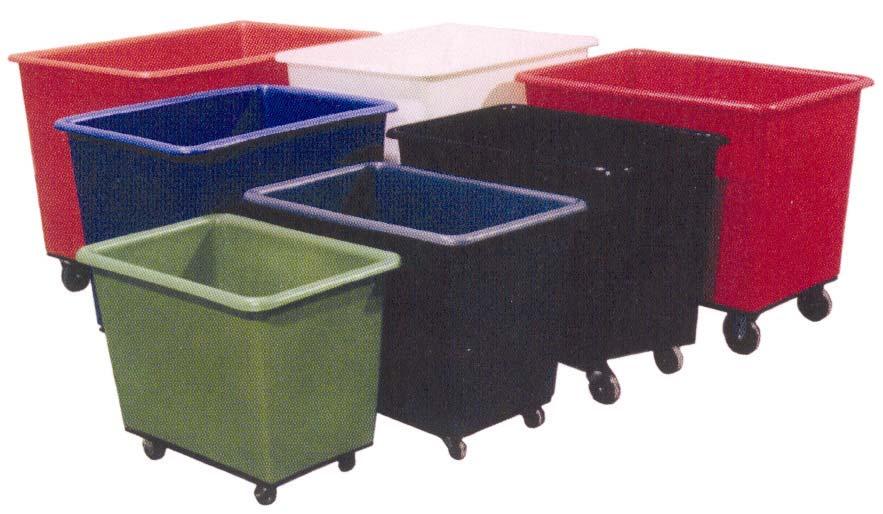 Rotonics Poly Bushel Utility Carts Rotonics Poly Bushel carts are constructed of polyethylene and have a nominal wall thickness of.225. The Rotobase is included on Models 1422-2022.