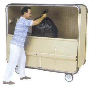 Tecni-Quip Fiberglass Waste Carts Can be used for Biohazard C & D A & B BIOHAZARD Color Options