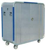 Tecni-Quip Fiberglass Enclosed Security Linen Carts The Tecni-Quip Model L769 is identical to the model TQ 807 on page 42.