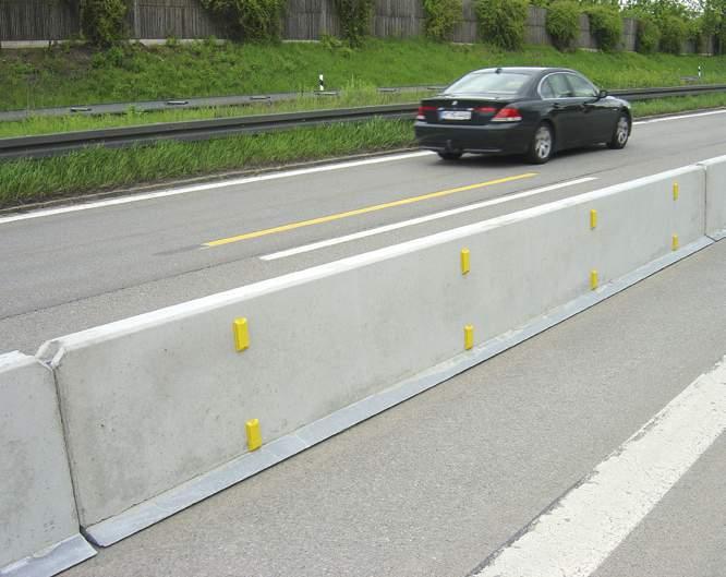 Product Categories Temporary Safety Barriers Better working Protection of Construction Sites with Temporary Safety Barriers by DELTA BLOC Construction sites on highways and motorways are especially