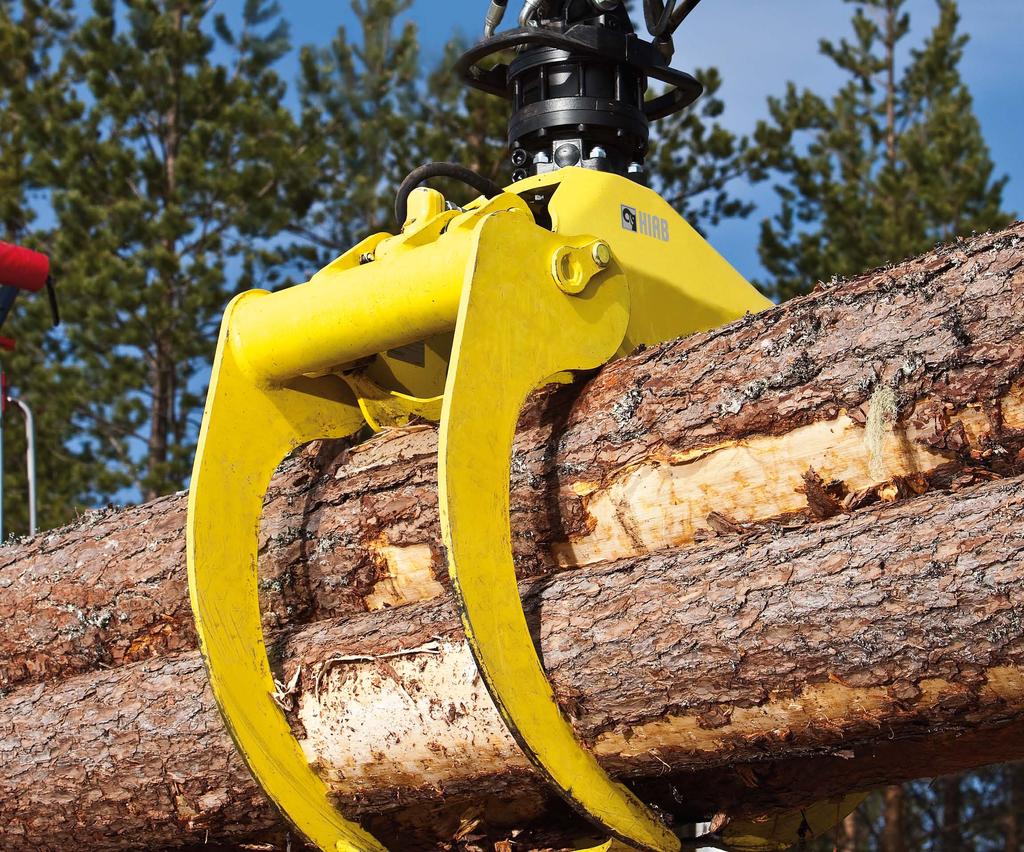 A rapple for Every eed The iab range of grapples features several alternatives for handling timber and recycling materials. The timber grapples are designed for demanding work.
