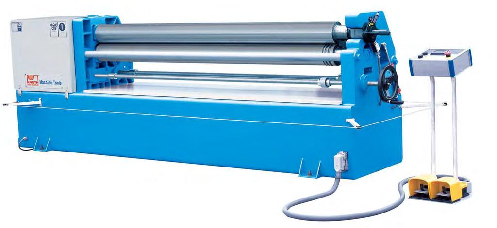 3-Roll Bending Machine KRM Modern design, user-friendly machine with asymetrical mounted rolls F KRM 10/4.