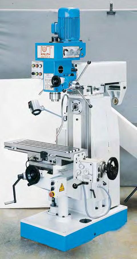 Universal Milling Machine VHF 1 Flexible Entry-Level Machine - a very compact horizontal/vertical rill Press/ Milling Machine Combination F compact, easy to handle universal milling machine with