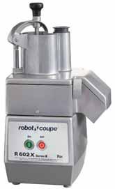 VEGETABLE PREPARATION MACHINES Complete selection of discs, refer page 18 R 602 X EXTRA BULKY VEGETABLES R602 X - CL 51 MOTOR BASE R 602 X 52 D I S C S Option: