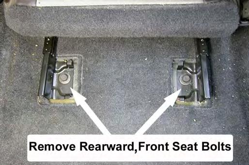 2. Remove the doorsill plates