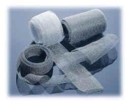 Knitted Mesh - KW Series General Information Knitshield KW mesh bandage is a tubular form knitted stocking supplied in flat tape form.