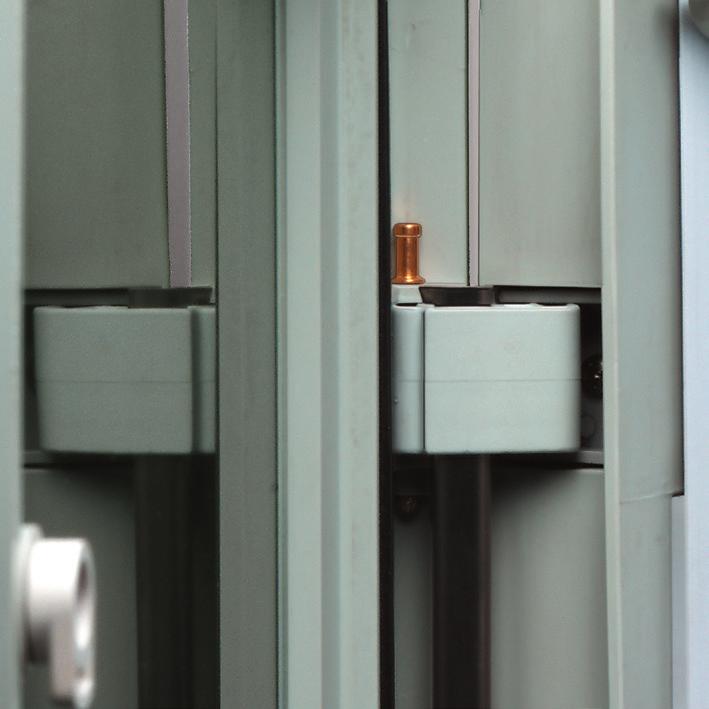 Access to the inside of the enclosure is protected by a standard double bit lock with other types available as an option. Enclosures and doors are shipped together in two separate boxes.