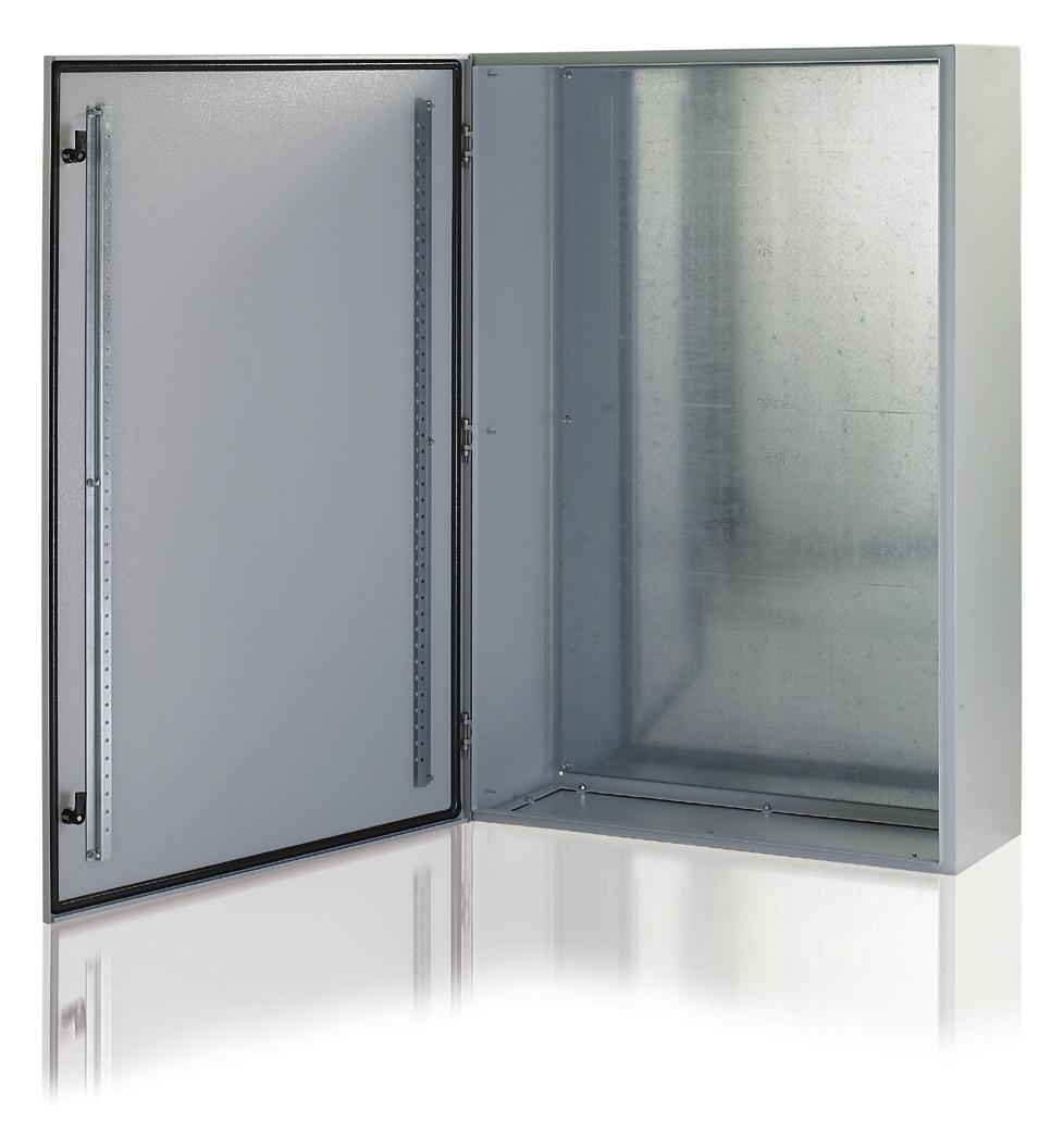 SR2 Enclosures General characteristics 1 The range of SR2 enclosures is a complete offer of monobloc enclosures for constructing small and medium-sized automation, switching and control panels.