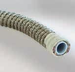 - PTFE smooth hose & all pressure-reinforced versions up to +220 C - Corrugated metal hose up to +300 C templine
