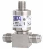 Electronic Pressure Measurement Ultra High Purity Transducer, Ex na n Models WUC-10, WUC-15 and WUC-16 WIKA Datasheet WUC-1X Applications Semiconductor, Flat Panel Display and Photovoltaic Industry