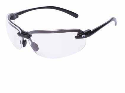 Ultra lightweight design Soft ventilated nose pad for secure fit 9.5 base curve lenses Wrap-around protection 99.