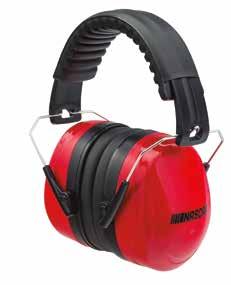 Headband/Cups NRR 31EAR5002N black/red 26 26 28 NOISE REDUCTION DECIBELS RATING (WHEN USED AS DIRECTED) THE