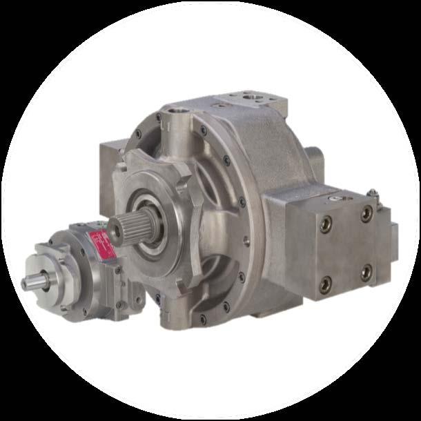 Radial Piston Pumps (1/2) Ideal for applications requiring robust performance, low noise, contamination-resistant design and unsurpassed reliability Available in