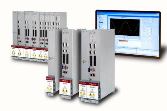 DM2020 Multi-Axis Servo Drives DM2020 uses one power supply with multiple single and two axis drives Maximum synchronization between the axes with the dual-axis layout in a single module High-speed
