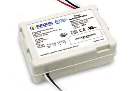 TROPO 15W CONSTANT CURRENT LED DRIVERS VAC OR VAC PHASE DIMMING (LEADING EDGE/ TRAILING EDGE) The TROPO Series of LED drivers is ideally suited for retrofit commercial and residential LED lighting