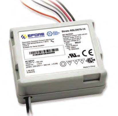 STRATO 70W CONSTANT CURRENT LED DRIVERS 2.76 x 2. x 1.
