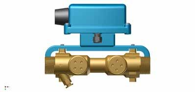 The flow meter is installed with threaded meter couplings and flat sealing gaskets as shown below. Orient the sensor body by aligning the flow direction arrow with the direction of flow in the pipe.