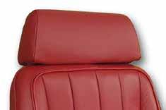 In Your Choice of Material: Original ABS, Vinyl or 100% Leather #7660 Headrest Foam 1968-1969 Complete