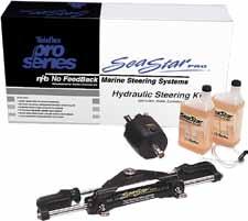 14TF Hydraulic Steering The ultimate steering system for high speed single outboards.