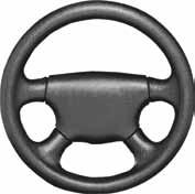 15597 Legend Steering Wheel Rugged, non-magnetic high impact plastic.