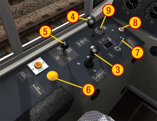 Train and Loco Brake levers (3&4) are not used when Train Simulator Driving Model is configured for Simple Mode under Game