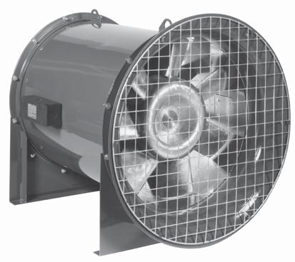 APPLICATIONS Ventilation Whether duct mounted or provided with an inlet bell for open inlets, the TCVA AXIFAN is the logical choice for almost any ventilating system.